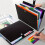 7-pocket folder with labels 1
