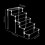 Clear acrylic stand for figurines 1