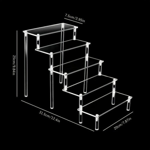 Clear acrylic stand for figurines
