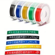 Labeltape met reliëf voor Dymo labelprinters