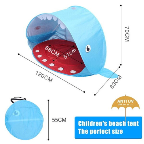 Lasten teltta Shark sininen