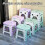 Folding plastic chair for home 3