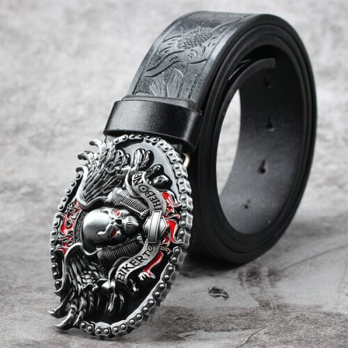 PU leather men's belt 1