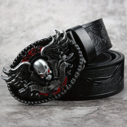 PU leather men's belt 2