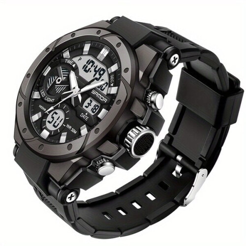 Herren-Sport-Quarzuhr