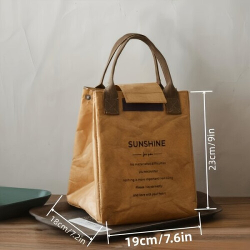 Wasser- und ölabweisende Lunchtasche. 2