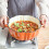 Multifunctional pumpkin-shaped cast iron soup pot. 3