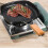 Foldable cast iron barbecue pan 4