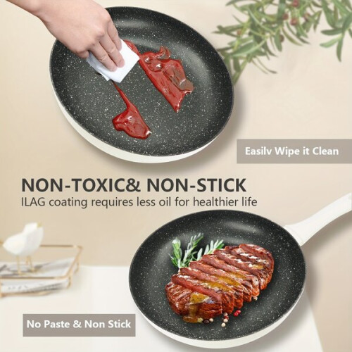 Non-stick pan with granite coating 2