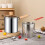 Stainless steel fryer with strainer 2
