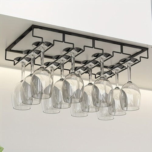 Metal wine glass holder 2