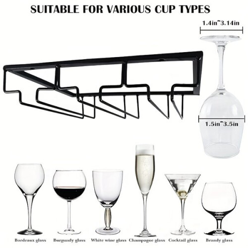 Hanging wine glass holder 2
