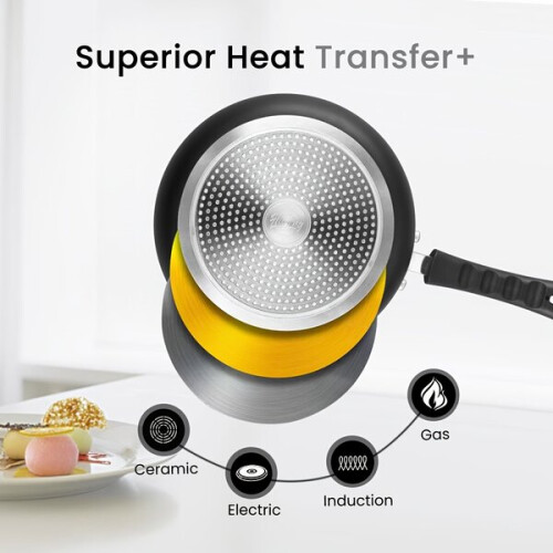 Non-stick pot set with lids 1