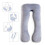 Pillows, linen, protective, 130x70 cm soft pillow for pregnancy, pillow 3