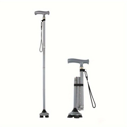 Comfortable folding canes with a swivel support for seniors. 1