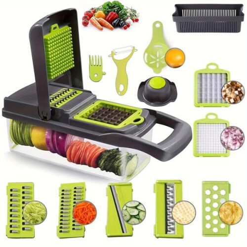 Multifunctional Slicer with Guard, 1pc Black for Kitchen and Restaurant 2