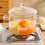 High quality borosilicate glass pot with lid 4