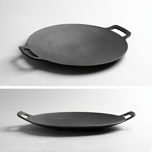 30 cm gusseiserne Grillpfanne 1