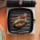 Gusseiserne Grillpfanne mit Griff 5