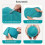 Inflatable foldable travel pillow 5