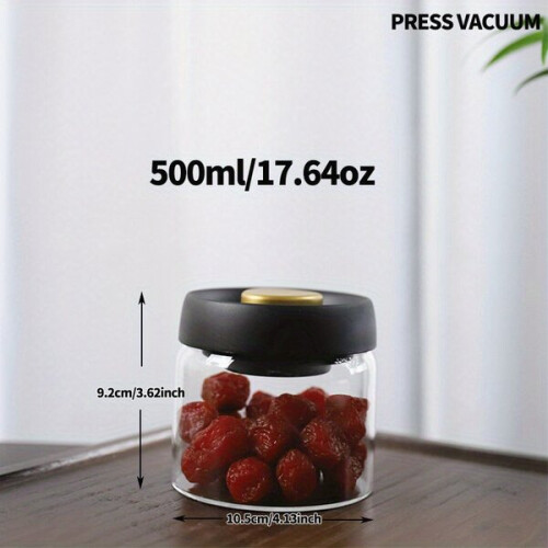 Vacuum glass jar 1