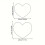 Pink heart-shaped cushion cover 2