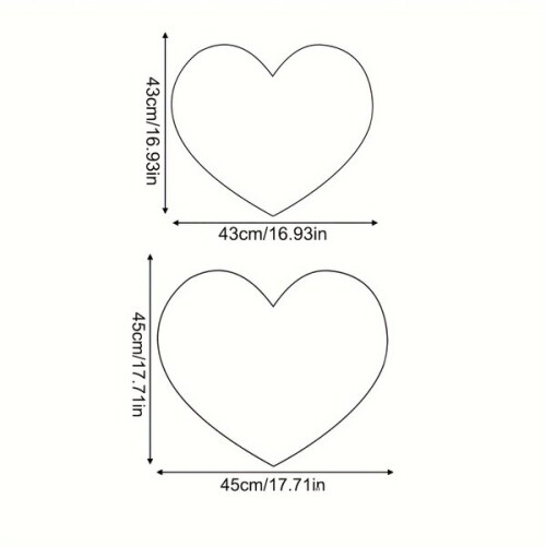Pink heart-shaped cushion cover 1