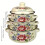 Emaille-Topf-Set, 3-teilig – Blumendesign 5