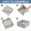 Faltbares Schubladen-Organizer-Set 2