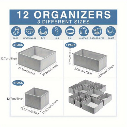 Faltbares Schubladen-Organizer-Set 2