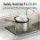 Foldable stainless steel dish drainer over the sink. 3