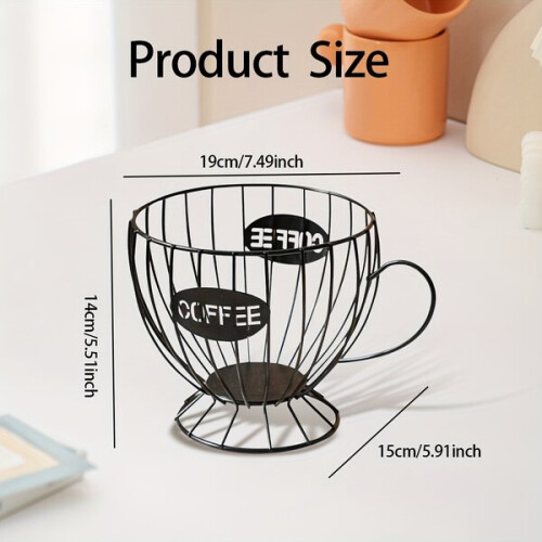 Metal coffee capsule holder 1
