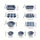 24-piece set of kitchen baking utensils and molds. 5