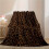Coperta in flanella con stampa leopardata 5