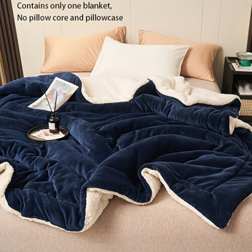 Double layer wool blanket 1