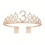 2pcs/Set, Rose Gold Birthday Sash and Crown 3