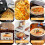 120 plaques de cuisson en papier pour friteuse à air 2