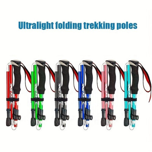 Portable trekking pole for mountaineering 1