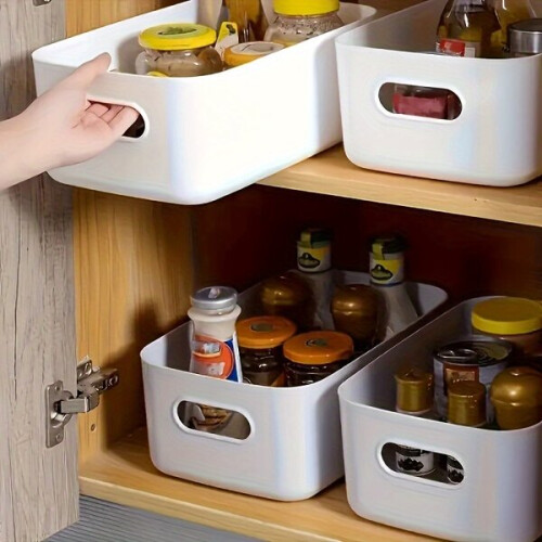 Multifunctional Durable Plastic Storage Box for Kitchen, Bathroom 1