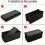3-Piece Fabric CD Storage Boxes with Lids and Handles 3