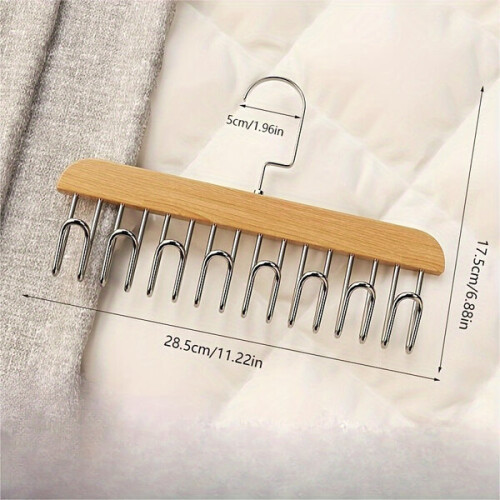 Houten hangers met haken 1