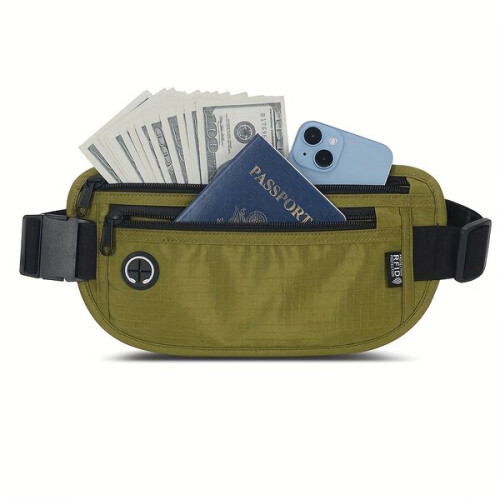 Rfid Blocking Travel Waist Bag 1