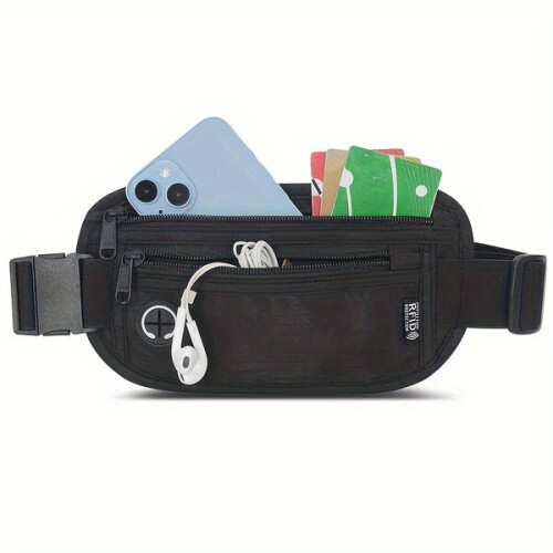 Rfid Blocking Travel Waist Bag 2