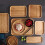 Acacia wood tray, irregular plate, fruit bowls. 2