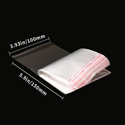 selbstklebende, transparente Beutel 2