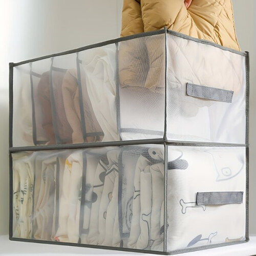 Caja de ropa plegable de malla 1