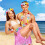 Hawaiian dance costume set 3