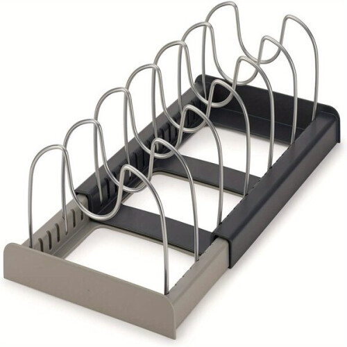 Erweiterbarer Topf- und Deckelorganizer 1
