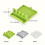 Wall-mounted kitchen organizer plastic 4