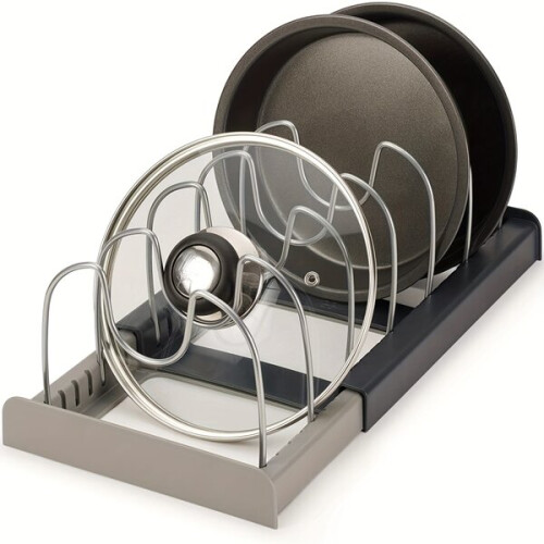 Erweiterbarer Topf- und Deckelorganizer 2